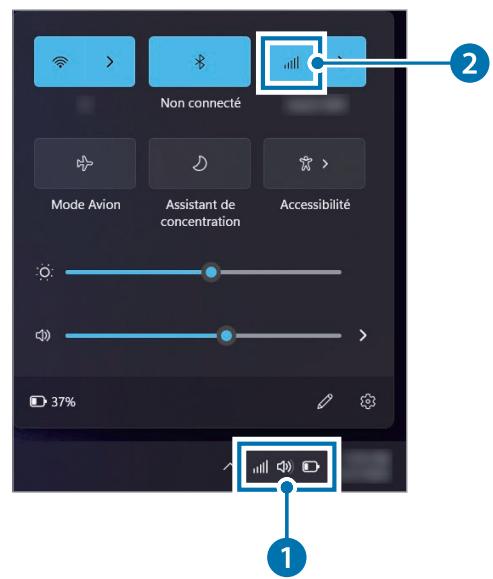 SAMSUNG GalaxyBook2Pro - Désactiver les données cellulaires - 1