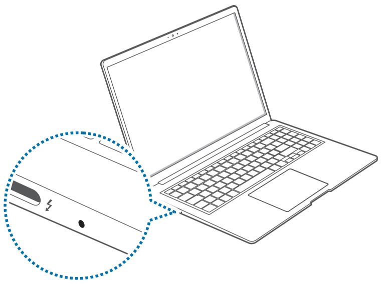 SAMSUNG GalaxyBook2Pro - Charger la batterie - 2