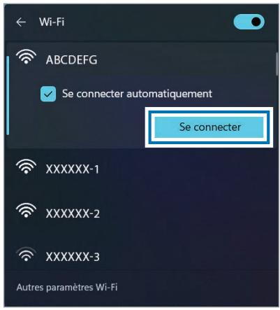 SAMSUNG GalaxyBook2Pro - Étabrir une connexion au réseau Wi-Fi - 2