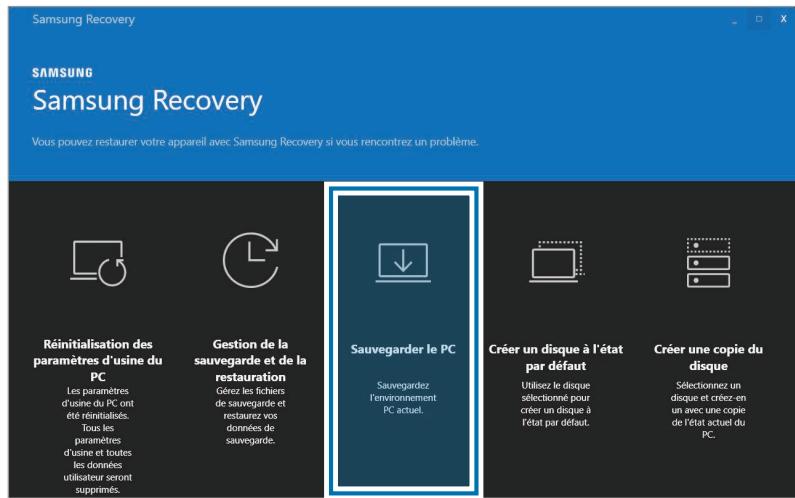 SAMSUNG GalaxyBook2Pro - Sauvegarder le système actuel - 1