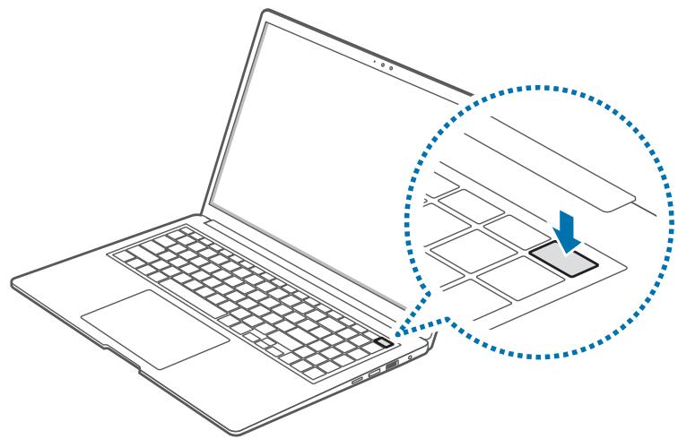 SAMSUNG GalaxyBook2Pro - Allumer l'ordinateur - 2