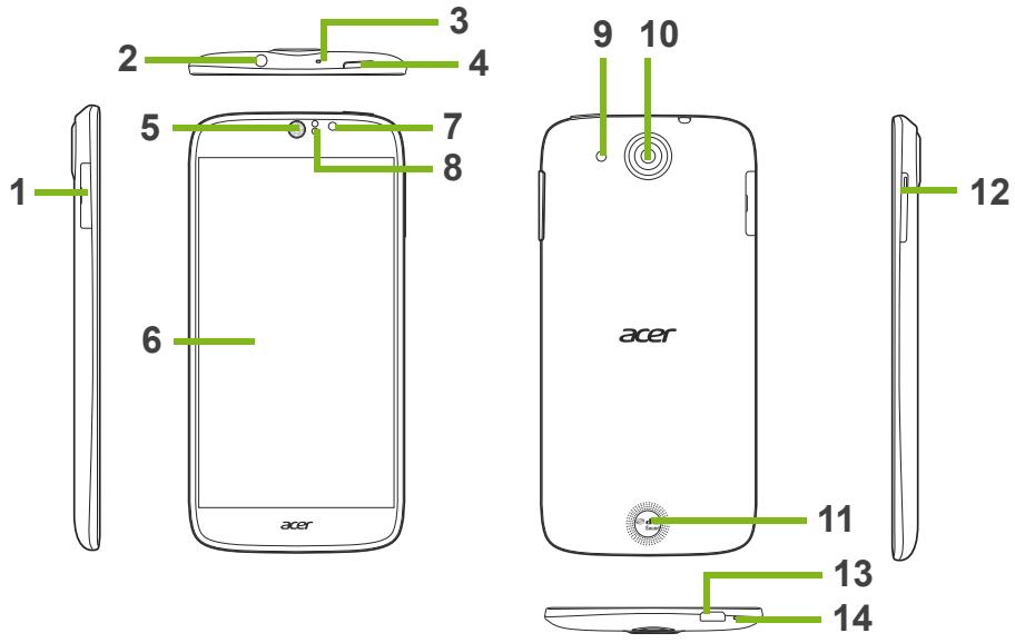 ACER JADE S BLANC - Présentation de votre Smartphone - 1