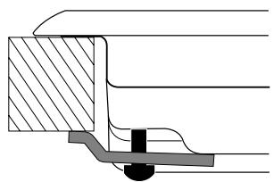 HOTPOINT TD 640 SBK - Scheme de fixation des crochets - 2
