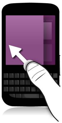 BLACKBERRY Q5 - Navigation dans une application Android - 1