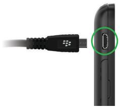 BLACKBERRY Q5 - Recharger votre terminal - 1