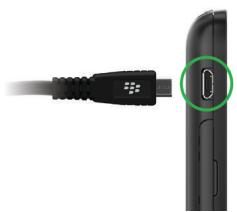 BLACKBERRY Q5 - Recharger votre terminal - 1