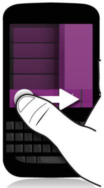 BLACKBERRY Q5 - Consulter brièvement vos messages et notifications alors que vous rédigez ou que vous affichez un message - 1