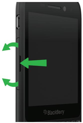 BLACKBERRY Q5 - Insertion de la carte micro SIM et de la carte multimédia Insérez la carte micro SIM - 1