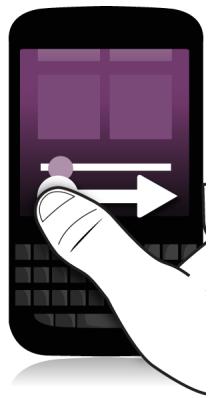 BLACKBERRY Q5 - Utiliser un curseur - 1