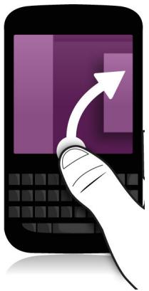 BLACKBERRY Q5 - Afficher le BlackBerry Hub - 1