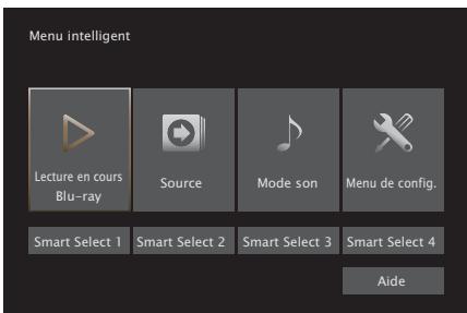 MARANTZ R8015 - Fonction Menu intelligent - 1