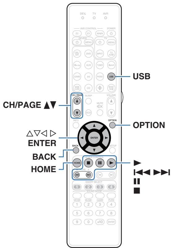 MARANTZ R8015 - Lecture du content d'un dispositif mémoire USB - 1