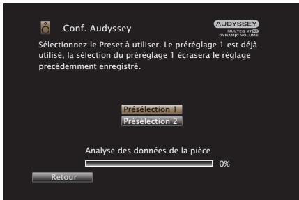MARANTZ R8015 - Effectuez le paramétrage de Audyssey Dynamic EQ® et Audyssey Dynamic Volume®. - 4