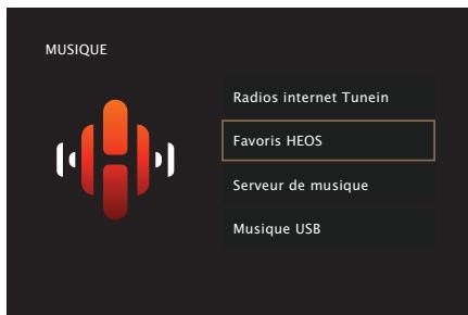 MARANTZ R8015 - Lecture des Favoris HEOS - 1
