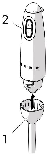 DARTY HBF22BLEU - Using the hand blender accessories - 1