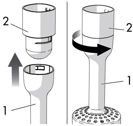 DARTY HBF22BLEU - Using the vegetable masher - 1