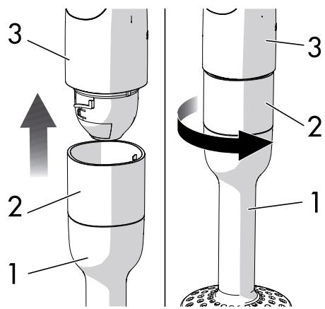 DARTY HBF22BLEU - Using the vegetable masher - 2
