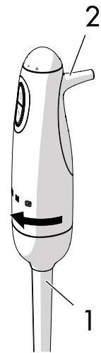 DARTY HBF22BLEU - Using the hand blender accessories - 2