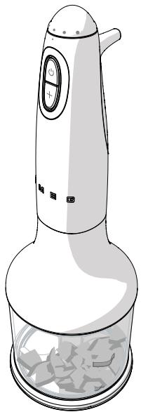 DARTY HBF22BLEU - Using the chopper - 3