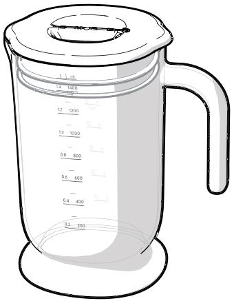 DARTY HBF22BLEU - BPA-free beaker - 1