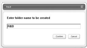 SAMSUNG YP-U1Z - I Creer un dossier - 1