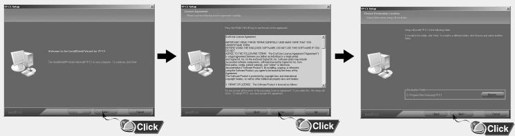 SAMSUNG YP-U1Z - Suivez les instructions à l'écran pour terminer l'installation. - 1