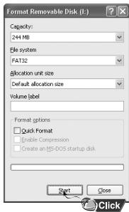 SAMSUNG YP-U1Z - Formatage - 2