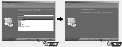 SAMSUNG YP-U1Z - Suivez les instructions à l'écran pour terminer l'installation. - 2