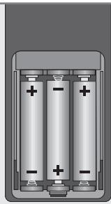 GRUNDIG 40VLE8040C - Insertion des piles dans la télécommande - 1