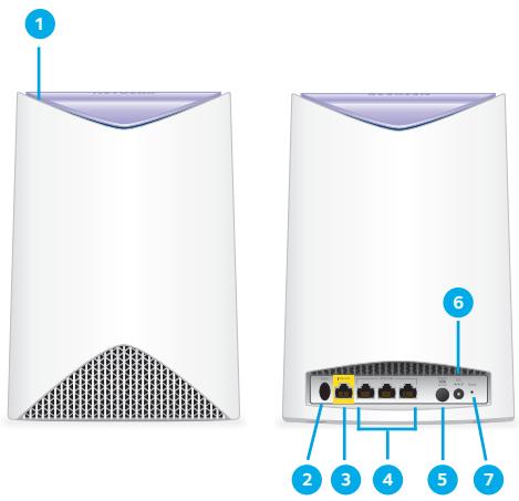 NETGEAR ORBI SRK60 - Base Wifi Orbi Pro - 1