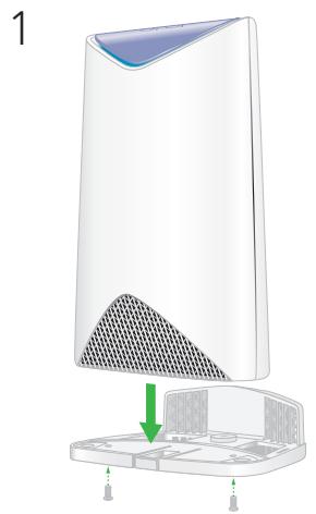 NETGEAR ORBI SRK60 - Fixez la base de montage - 1