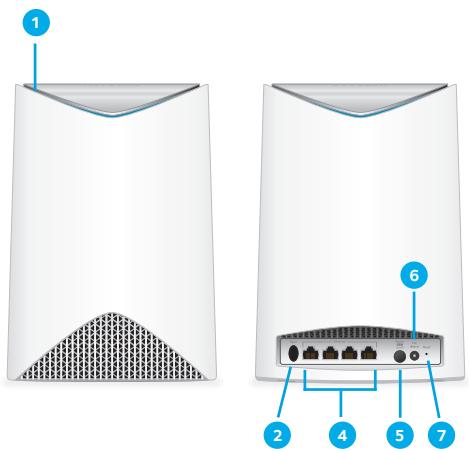 NETGEAR ORBI SRK60 - Satellite Orbi Pro - 1