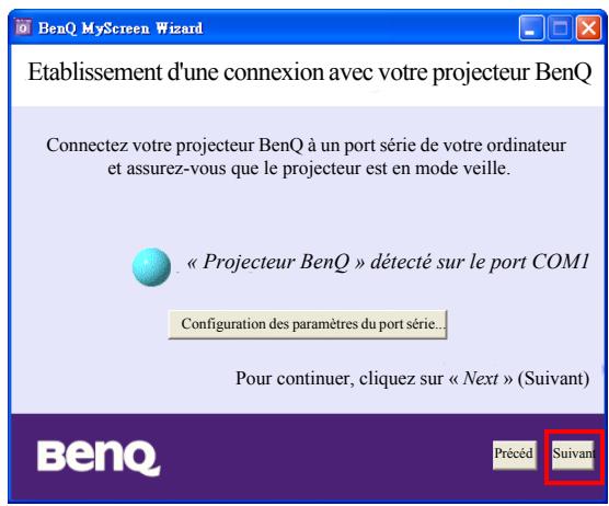 BENQ MP611 - Creation de votre propre écran de démarriage - Fonction MyScreen - 4