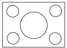 BENQ MP611 - Identification de la taille de projection souhaitatione - 1