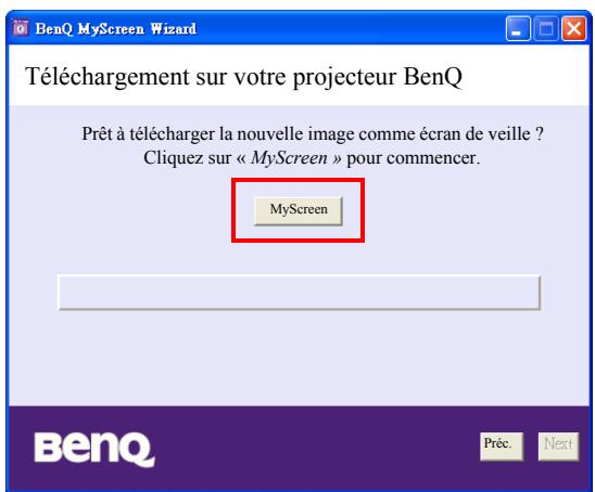BENQ MP611 - Creation de votre propre écran de démarriage - Fonction MyScreen - 6