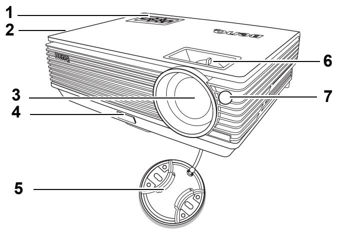 BENQ MP611 - Face avant / supérieure - 1