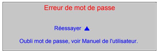 BENQ MP611 - Oubli du mot de passer - 1