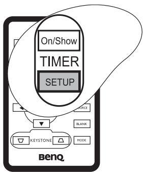 BENQ MP611 - Réglage du minuteur de presentation - 1