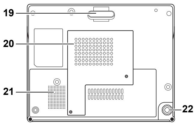 BENQ MP611 - Face latérale inférieure - 1