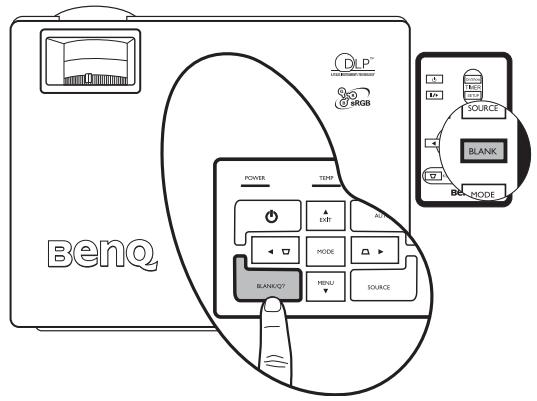 BENQ MP611 - Masquage de l'image - 1