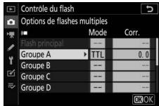 NIKON Z5+24-50MM+FTZ - :choisissez le mode de contrôle et l'intensité des flashes. - 1