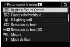 NIKON Z5+24-50MM+FTZ - II Personalisation du menu i - 3