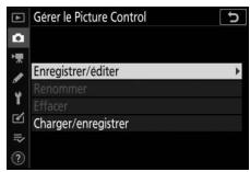 NIKON Z5+24-50MM+FTZ - Sélectionnez [Enregistrer/éditer]. - 1