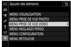 NIKON Z5+24-50MM+FTZ - Sélectionnez un menu. - 1