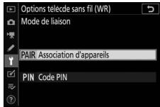 NIKON Z5+24-50MM+FTZ - :CHOISISEZ un mode de liaison pour la WR-R10. - 1