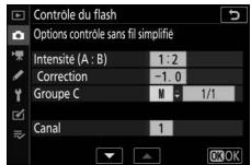NIKON Z5+24-50MM+FTZ - : réglez les paramètres du contrôle sans fil simplifié. - 3