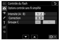 NIKON Z5+24-50MM+FTZ - : réglez les paramètres du contrôle sans fil simplifié. - 1
