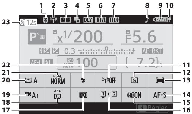 NIKON Z5+24-50MM+FTZ - Affichage des informations - 3