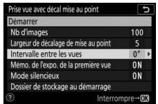 NIKON Z5+24-50MM+FTZ - - Choisissez l'intervalle entre les prises de vue. - 1