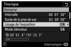NIKON Z5+24-50MM+FTZ - - Activez ou désactivez le lissage de l'exposition. - 1